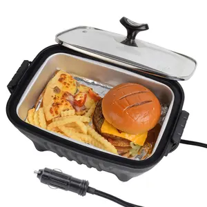 Portable Microwave Lunch Box Stove Oven For Pre-Cooked Meals 12V- 110V Car  Truck