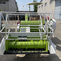 Moissonneuse-batteuse agricole à chenilles diesel 25 CV, mini-moissonneuse-batteuse pour riz, blé, soja et céréales, vente chaude
