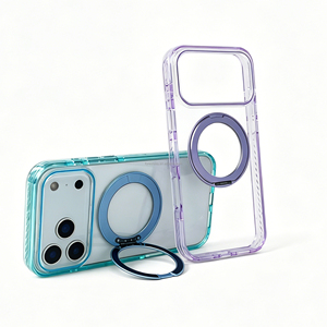 Funda Magnética Giratoria Plegable para Teléfono, Transparente, en Stock, para iPhone 15 Pro, con Soporte para iPhone 18, 17, 16 Pro Max - Product Image 2