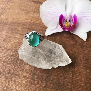 Njc Vòng Thời Trang điều khiển nhiệt độ có thể thay đổi màu sắc cổ điển cho Nữ Vòng thời trang điều chỉnh nhiệt độ cảm xúc hình bầu dục anillos mujer - Product Image 5