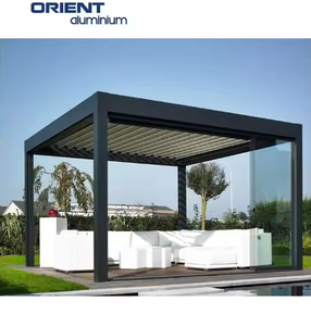 <span class=keywords><strong>Pergolas</strong></span> motorisées en aluminium populaires pour l'extérieur, 22x12 pieds, système de structure d'ombrage pour jardin, patio et terrasse, vente en gros - Product Image 5
