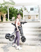 Scooter électrique pliable à trois roues le moins cher de 2026 pour personnes âgées, déambulateur à assistance électrique