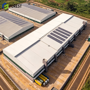 Entrepôt industriel modulaire en acier sur mesure, à grande portée, pour le stockage d'équipements lourds - Product Image 1