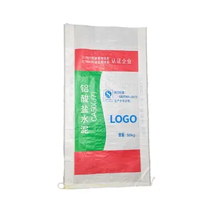 100% Virgin Strong Pp Plastic Packaging 40kg Cement Price Per Bag