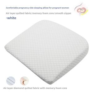 OEM ODM ev yatak bebek hemşirelik bel desteği için kama şeklinde lomber yastık arkalığı şekerleme eğim yastık annelik vücut yastığı - Product Image 2