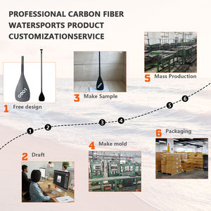 Paleta ajustable de fibra de carbono para deportes acuáticos, equipo de surf con logotipo personalizable, tabla de Kayak Dragon Boat <span class=keywords><strong>SUP</strong></span> - Product Image 5