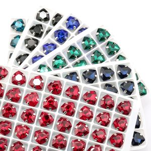 12mm 24 colores nueva garra Popular coser en diamantes de imitación de cristal de alta calidad coser piedra diamantes de imitación para accesorios Diy - Product Image 1