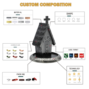 Adornos Metálicos Personalizados de Películas y Series, Miniaturas de Metal, Figuras Decorativas, Adornos para el Hogar, Pequeño Tambor Metálico - Product Image 4