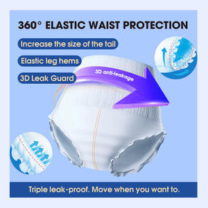 <span class=keywords><strong>Sous</strong></span>-vêtements d'incontinence Daipers âgés à impression personnalisée fournitures épaisses pour adultes en vrac couches jetables unisexe XXXL - Product Image 6