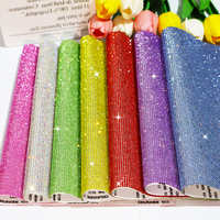 Feuille de strass autocollante 40x48cm, autocollant en cristal scintillant pour chapeaux, chaussures, sacs, vêtements, décoration DIY, livraison rapide