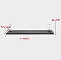 Support et présentoir pour sabre laser en acrylique transparent moderne de qualité supérieure, personnalisé avec impression sérigraphiée, marque YAGELI, épaisseur sur mesure