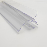 Porte-étiquette de prix Huasso YZ-21 transparent blanc en PVC/PET/PC, bande de données, support de suspension, écologique, qualité alimentaire, pour supermarché