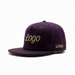 <span class=keywords><strong>Gorra</strong></span> de 5 Paneles sin Estructura con Logotipo Bordado Personalizado - <span class=keywords><strong>Gorra</strong></span> Snapback de Alta Calidad con <span class=keywords><strong>Visera</strong></span> Plana y Mezcla de <span class=keywords><strong>Lana</strong></span> para Hombre - Product Image 1