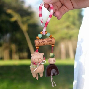 Wholesale Handmade Wood <b>Wind</b> <b>Chime</b> Accessory Kits Car Hanging Pendant For Kids - Product Image 6