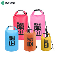 Sac étanche en PVC personnalisé avec logo pour activités nautiques, kayak, randonnée – 2L, 5L, 10L, 15L, 20L, 30L – Style tendance et flottant