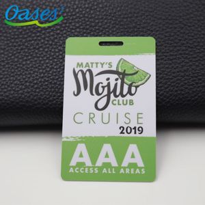 การออกแบบที่กําหนดเองคุณภาพสูงผ่านป้ายเหตุการณ์การประชุมบัตรเข้าถึงพลาสติก Vip - Product Image 5