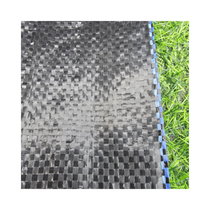 Tessuto Agricolo in Plastica Intrecciata per Controllo Erbacce, Telo Geotessile per <span class=keywords><strong>Aiuole</strong></span> e Barriera per Vialetti - Product Image 3