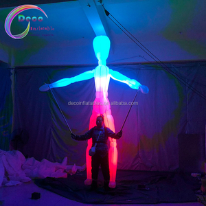 Marionnette gonflable géante pour <span class=keywords><strong>homme</strong></span>, performance lumineuse, costume de marche - Product Image 1
