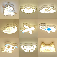 Anak Fantasi Berbintang Awan, Langit, Lampu Langit-langit Modern Gaya Lampu Langit-langit Anak Laki-laki Gadis Kamar Tidur Kamar Anak-anak Lampu LED Plafon