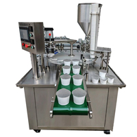 Machine automatique de remplissage et de scellage de gobelets de jus de raisin Machine d'emballage de gobelets de communion Machine de remplissage et de scellage de gobelets préremplis