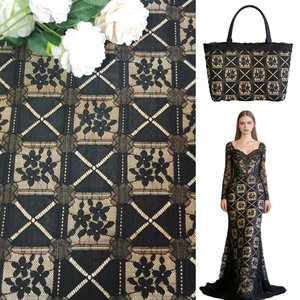 Tissu en dentelle de haute qualité en gros, sexy, 3D, en mousseline de soie française, 100% polyester, broderie en stock, pour sacs pour femmes, lingerie, robe de mariée - Product Image 1