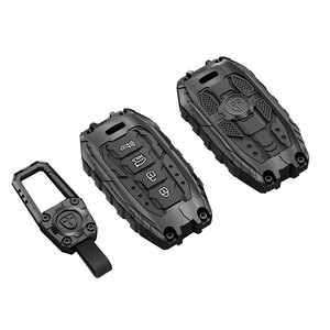 धातु फ्रेम सिलिकॉन कार कुंजी फोब केस कवर Hyundai वेलोस्टर अज़ेरा सोनेटा ट्यूसन सांटा टोसन सेंटा फी 35 इक्वियस जेनेसिस - Product Image 1