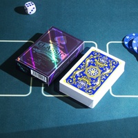 Cartes à jouer personnalisées avec logo, set de poker, jeu de cartes en papier d'art standard de haute qualité imprimé pour jeux pour adultes, échantillons gratuits