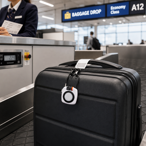 Support de protection étanche en acier inoxydable pour <span class=keywords><strong>Airtag</strong></span> avec cadenas à combinaison, protection intégrale 360°, anti-perte, accessoire de voyage de luxe pour bagages - Product Image 5