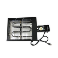 Séchoir à flash sur pied 1600W pour sérigraphie avec hauteur et angle réglables pour presse rotative