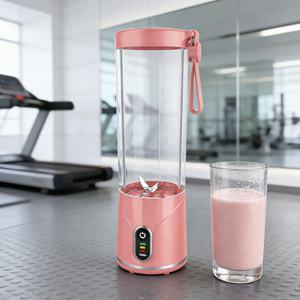 Blender portable sans BPA, étanche, 2000 mAh, mode turbo à un bouton, batterie rechargeable par USB, robuste, pour écraser la glace, en plein air, en voiture - Product Image 6