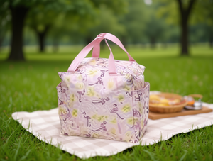 Printed Handheld Cooler Bag 20 L Insulated Food Storage Outdoor Use - Product Image 2