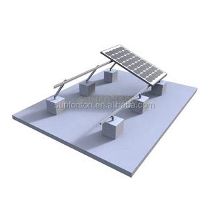 Système de montage <span class=keywords><strong>solaire</strong></span> professionnel <span class=keywords><strong>Support</strong></span> de panneaux PV installé sur <span class=keywords><strong>toit</strong></span> <span class=keywords><strong>plat</strong></span> Supports en aluminium haute résistance - Product Image 2