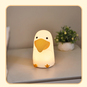 Lampe de nuit LED rechargeable à intensité variable en forme de <span class=keywords><strong>toucan</strong></span> pour enfants et bébés, lumière blanche chaude en silicone pour chevet - Product Image 6