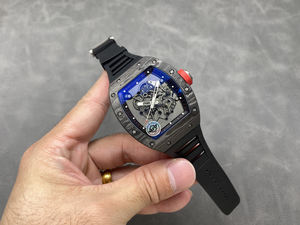 นาฬิกาข้อมือกลไกอัตโนมัติคุณภาพสูงสุดจากโรงงาน ผลิตจากคาร์บอนไฟเบอร์ กันน้ำ ดีไซน์บางเฉียบ รุ่น 055 ผลิตตามสั่ง - Product Image 4