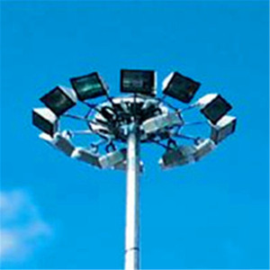 Hot-DIP Galvanized Conical/Octagonal High Mast LED <b>Light</b> Stadium <b>Flood</b> <b>Light</b> High Mast <b>Light</b> - Product Image 1
