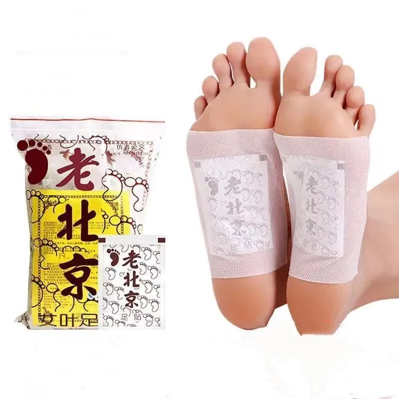50 Stück Wermut Fuß pflaster Detox Stress abbauen Guter Schlaf Entspannen Sie Patches Feuchtigkeit Fuß pflaster Hautpflege produkte
