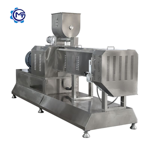 Línea de Producción de Alimento Seco para Mascotas, Extrusora de Doble Tornillo Controlada por PLC, Motor Eléctrico - Product Image 1