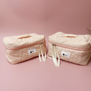 11inches Large Portable Cosmetic <b>Bags</b> Soft Flowers Pattern Zipper <b>Bag</b> <b>Storage</b> Makeup <b>Bag</b> for <b>Travel</b> - Product Image 1