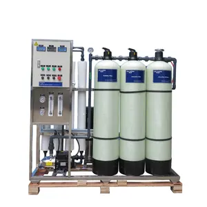 Tanaman desalinasi air rumah tangga, 1000L/H terbalik sistem filter air Osmosis dan hidrogen