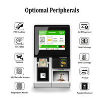 Tablette Écran interactif Android de 12 pouces Kiosque de paiement en espèces Système de point de vente au détail Compteur de caisse Système de point de vente