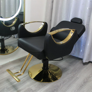 Nouvel équipement de spa de beauté, fauteuil de barbier hydraulique robuste, fauteuil de salon inclinable pour coiffeur - Product Image 1