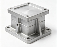 Base de montage en alliage d'aluminium moulé sous pression, OEM personnalisé pour les machines de construction, les générateurs et les équipements de transmission