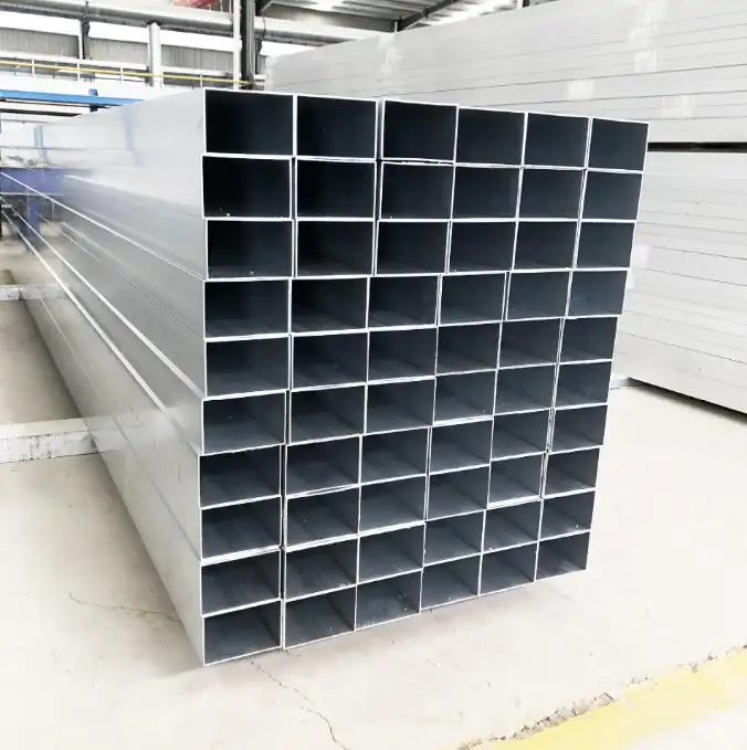 Square Aluminium Tube Rectangular Aluminium pipe