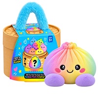Mainan Squishy Pangsit Plush Baru Kawaii, Penghilang Stres dengan Keranjang Kukus, Lembut, Slow Rising, Sensorik, Blind Box