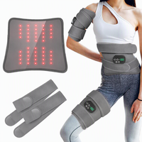 Wiederaufladbares 660nm 850nm Rotlichttherapie-Vibrationsmassagegerät für Hüfte, Schulter, Bauch, Rücken und Taille zur Schmerzlinderung
