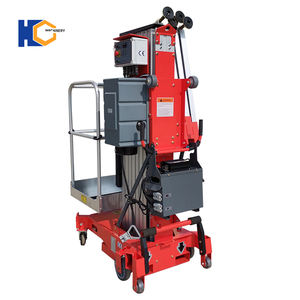 Elevador de Mástil Vertical Fácil de Transportar, de <span class=keywords><strong>4</strong></span>-10 m, Económico, Móvil, de Aleación de Aluminio, Accionamiento Hidráulico, Capacidad de 150 kg, Controlador Doble - Product Image 4