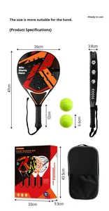 Raquette de tennis en fibre de carbone ABS pour enfants, équipement d'entraînement interactif parent-enfant, structure monobloc, intérieur en EVA - Product Image 3