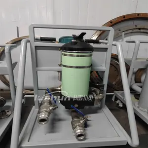 Unidad de montaje de carro de máquina de lavado de aceite hidráulico portátil