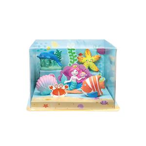 IDIY创造你自己的迷你世界-海洋石膏绘画套装儿童和儿童绘画套装教育工艺 - Product Image 2