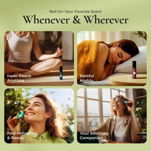 Juego <span class=keywords><strong>de</strong></span> Aceites Esenciales 100% Puros con Bergamota, Limón, Rosa y Manzanilla - Roll-On <span class=keywords><strong>de</strong></span> 10 ml para Spa Corporal y Todo Tipo <span class=keywords><strong>de</strong></span> <span class=keywords><strong>Piel</strong></span> - Product Image 4